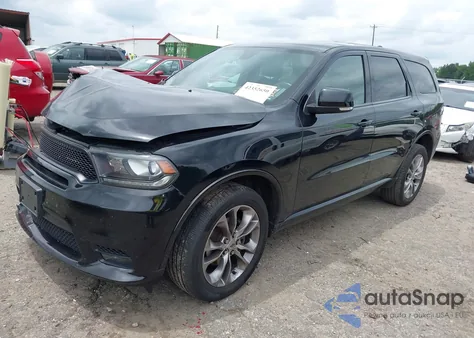 2020 Dodge Durango Gt Plus Awd из США, поврежденный, VIN 1C4RDJDG3LC339489